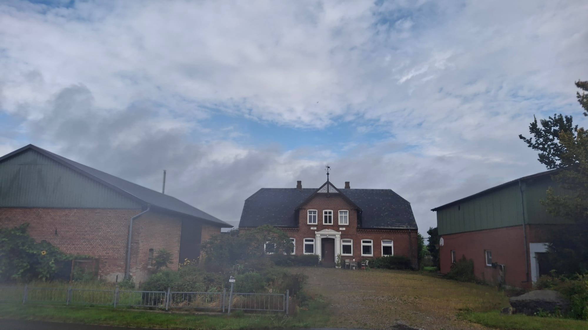A break in the clouds