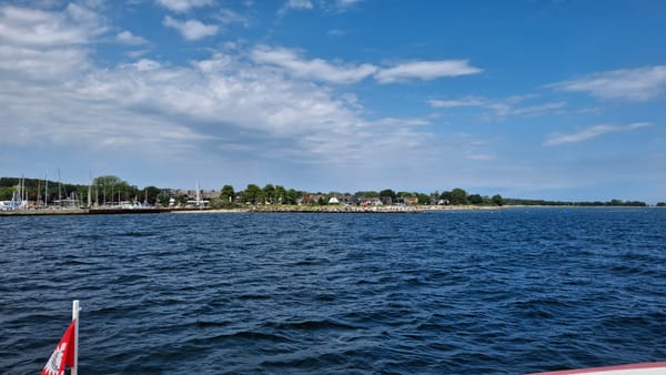 On the ferry from Laboe to Strande